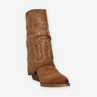 Xti Tentations 144470-CAMEL Stivaletti camel da donna