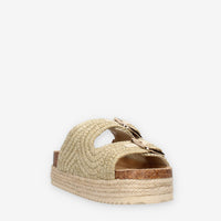 Refresh 172720-HIELO Sandali scalzati beige da donna