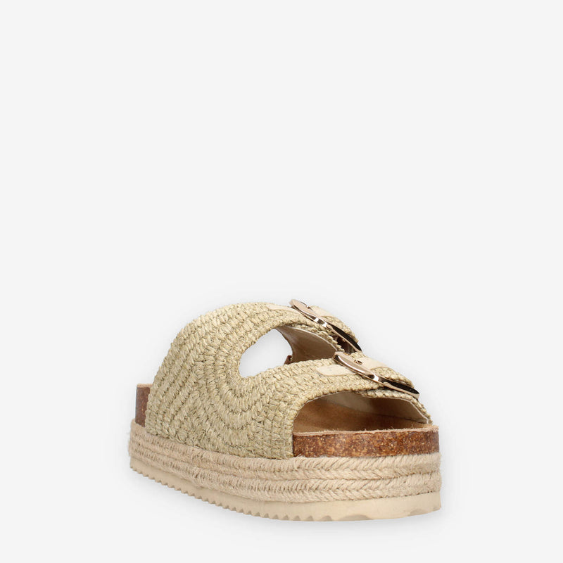 Refresh 172720-HIELO Sandali scalzati beige da donna