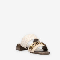 Anekke 42381-BEIGE Sandali da donna beige con tacco