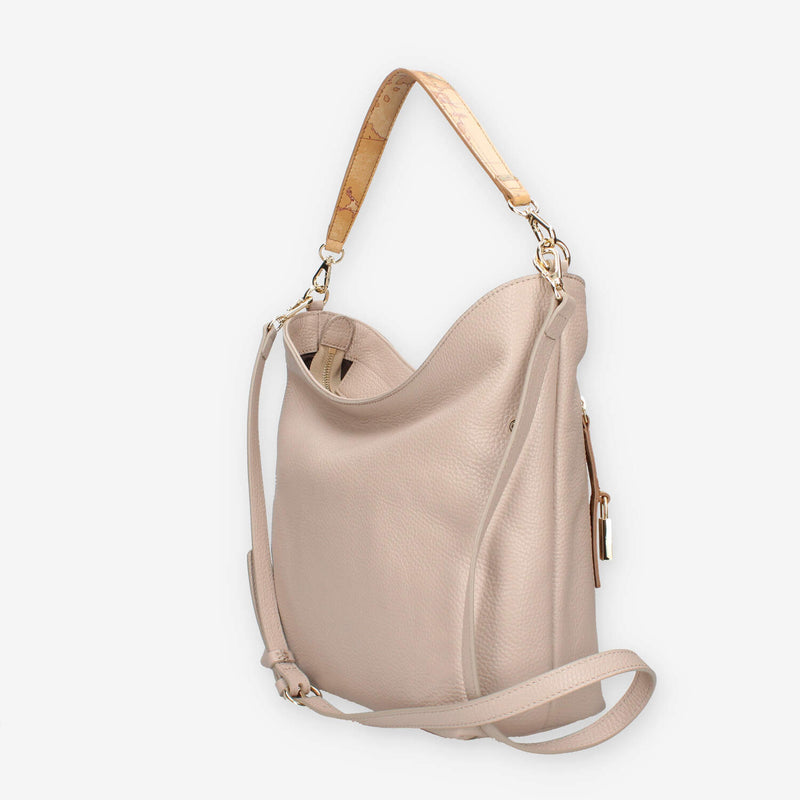 Alviero Martini Prima Classe LLD56-G630-0035 Borsa a spalla taupe e Geo Classic