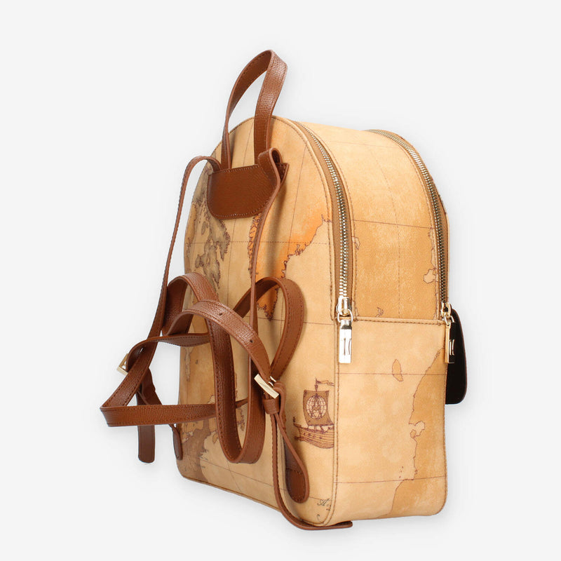 Alviero Martini Prima Classe LLD68-G611-0548 Zaino Geo Classic e castagna