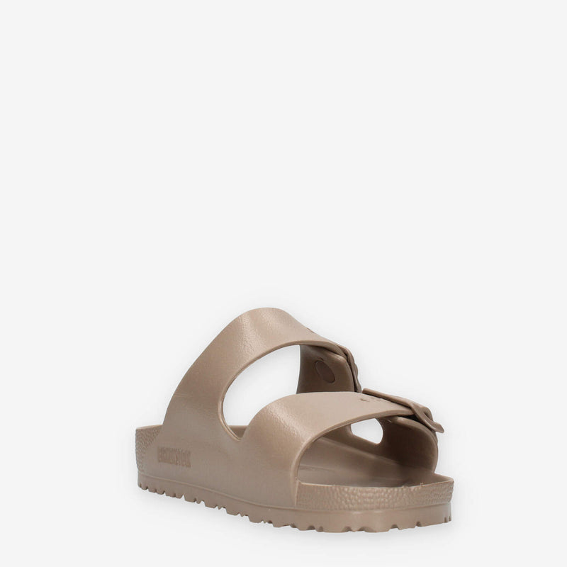 Birkenstock 1030466 Arizona Eva Sandali scalzati taupe (calzata stretta)