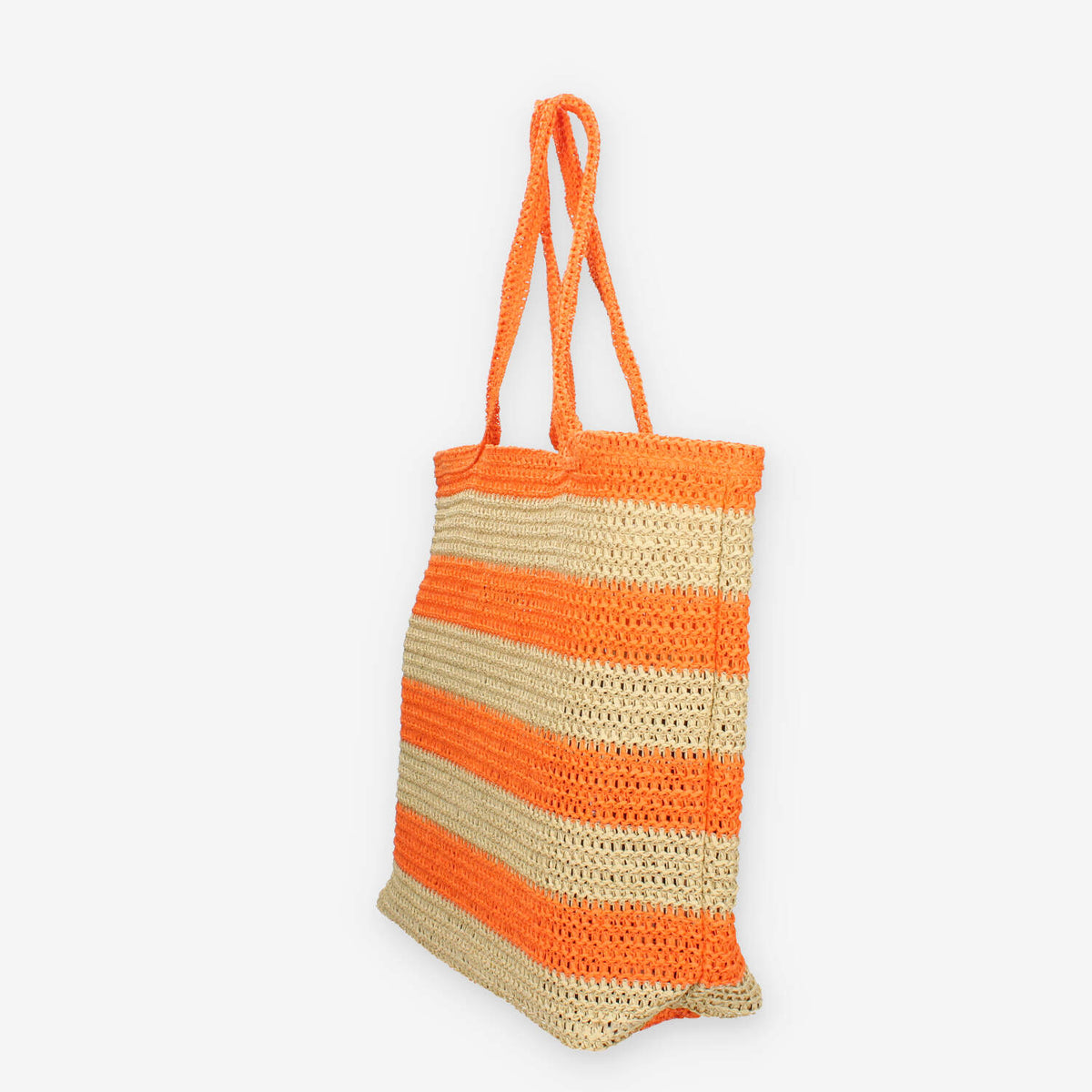 Colors of California HC.HOLLY03-ORA Borsa a spalla arancione in raffia