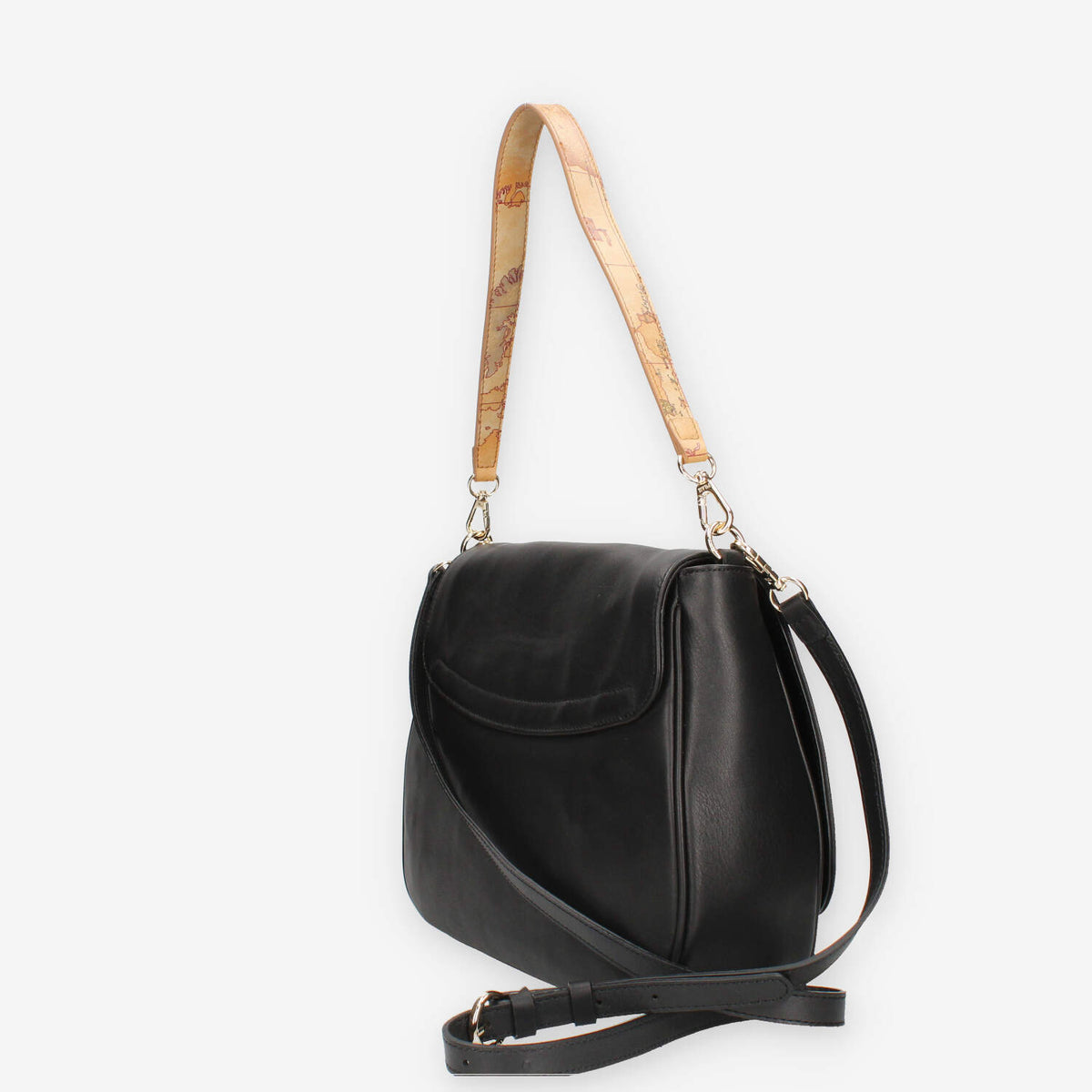 Alviero Martini Prima Classe LLD54-M631-0001 Borsa a tracolla nera e Geo Classic