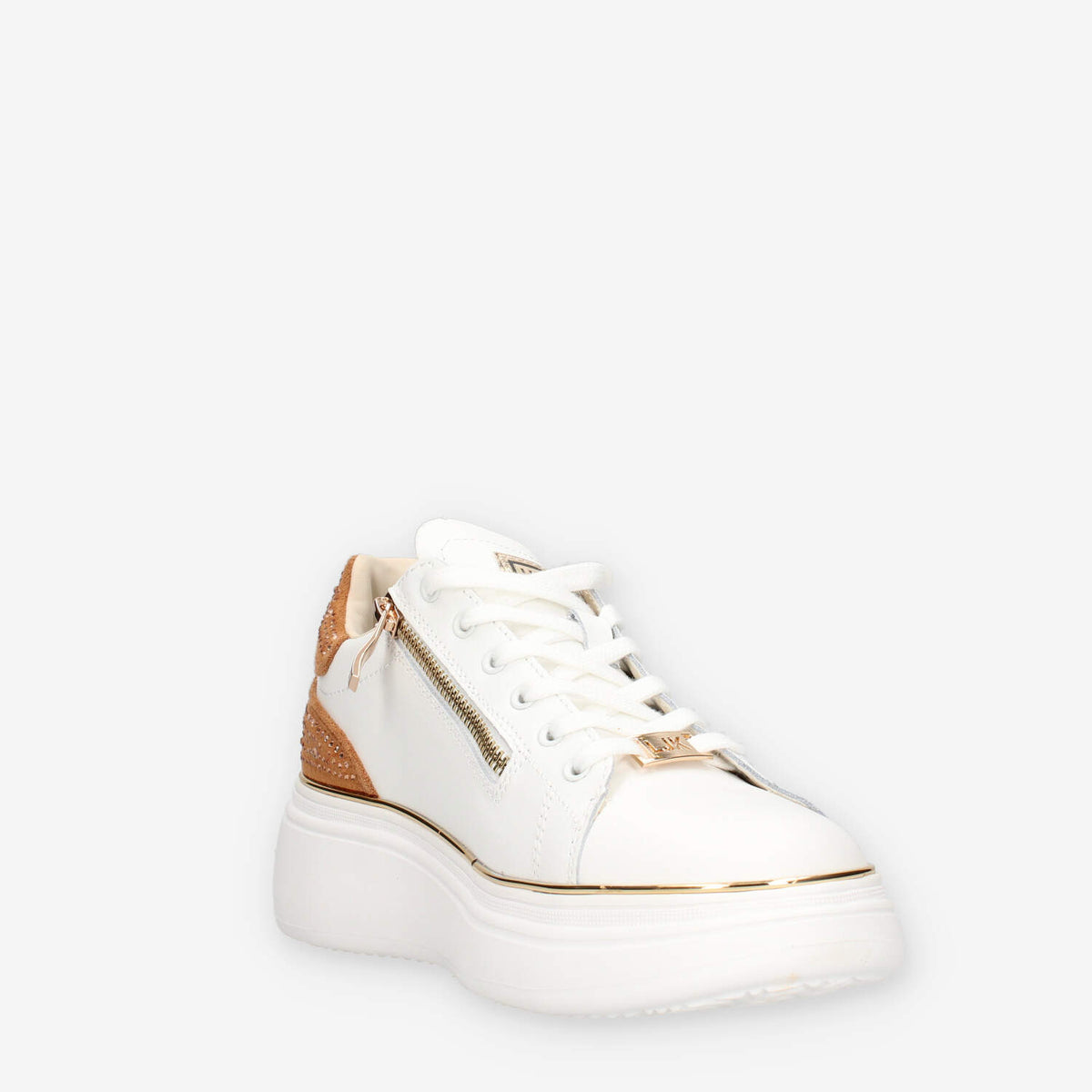 Lumberjack 102230320 Guerice Sneakers bianche da donna con strass