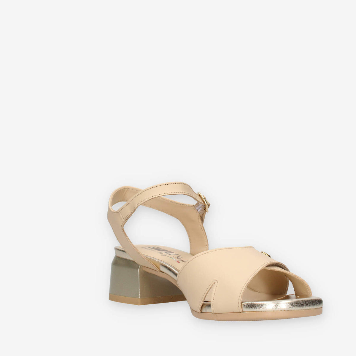Enval Soft 1275822-DESERTO Sandali beige da donna con tacco