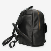 John Richmond RWA24086ZA9L-BLACK-GOLD Zaino nero e oro