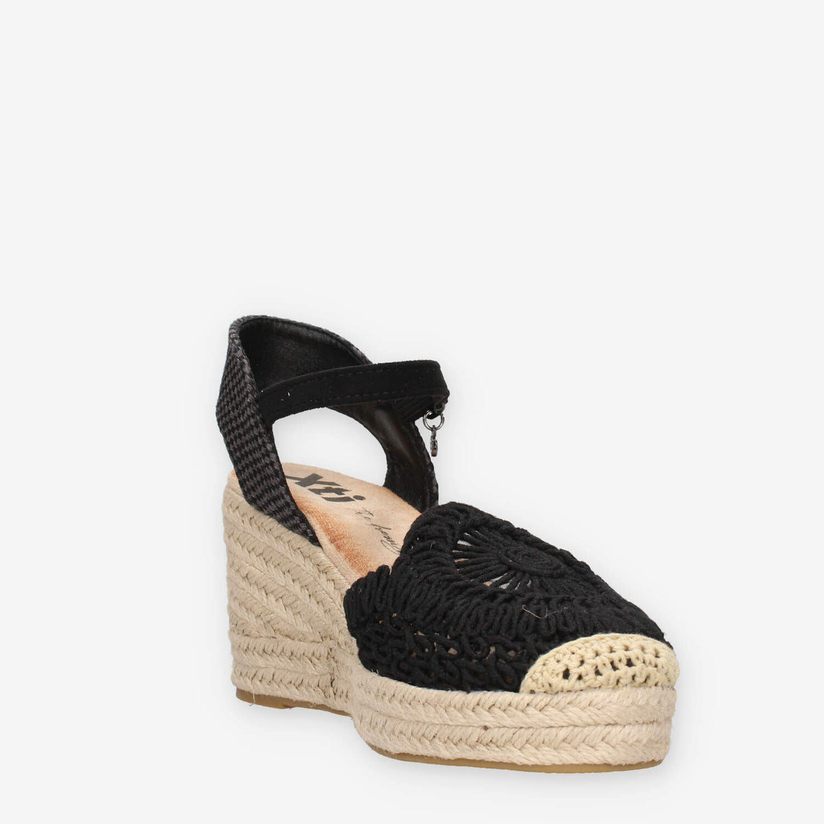 Xti Tentations 145417-NEGRO Espadrillas nere da donna