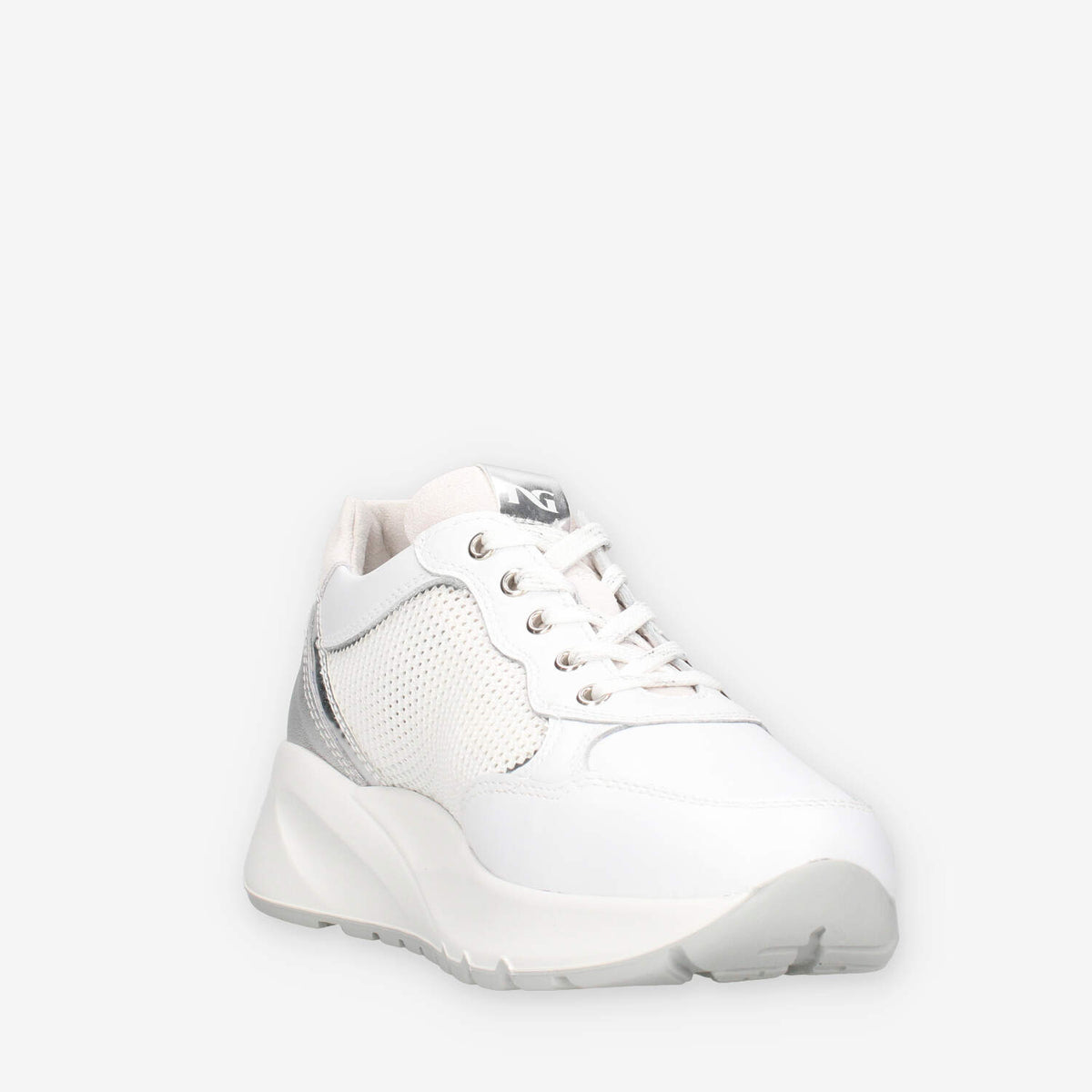 Nero Giardini E615180D-707 Sneakers bianche da donna