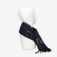 Alviero Martini Prima Classe KS606-1803-0167 Sciarpa rettangolare blu cobalto