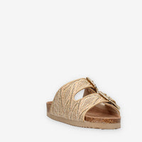 Colors of California HC.BIO609-NAT Sandali scalzati beige da donna
