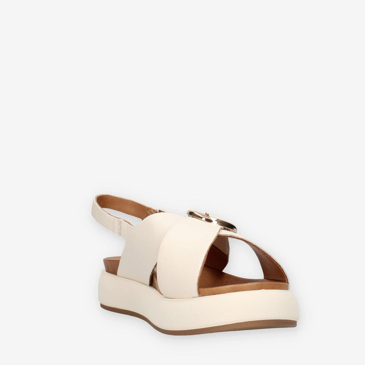 Inuovo A96066-CREMA Sandali crema da donna