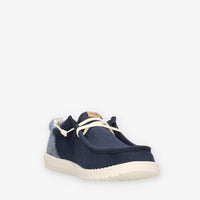 Hey Dude HD.45184-4UX Wally Funk Summer Stitch Slip on blu da uomo