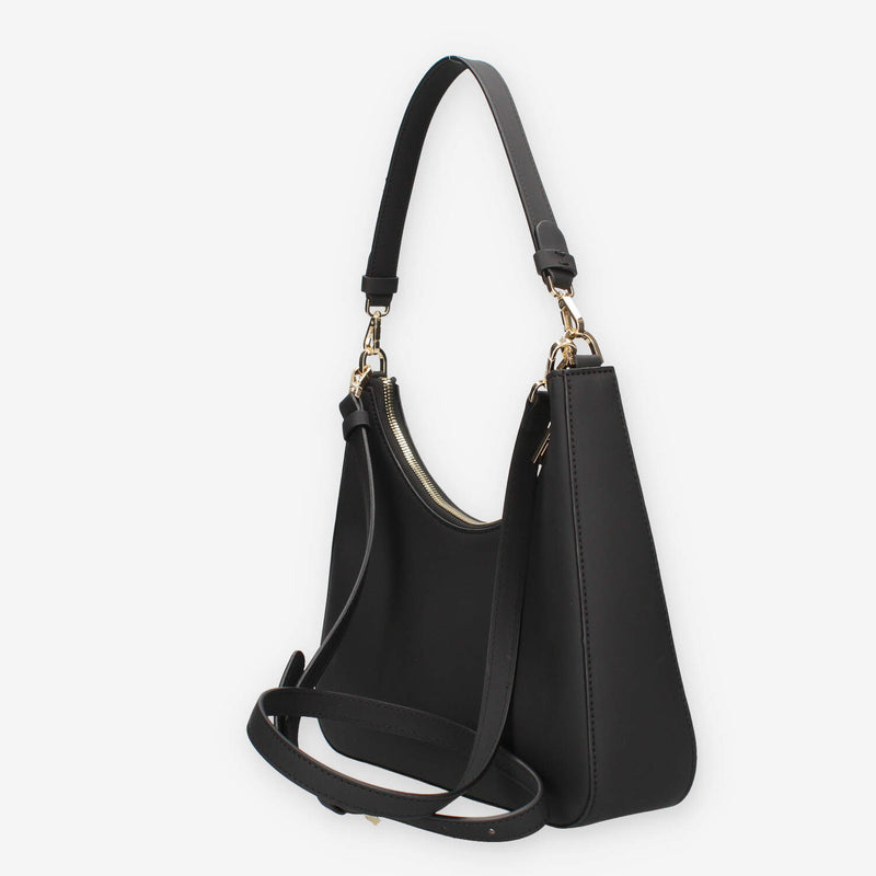 Alviero Martini Prima Classe LMLE01-9636-0001 Borsa a spalla gommata nera e Geo Classic