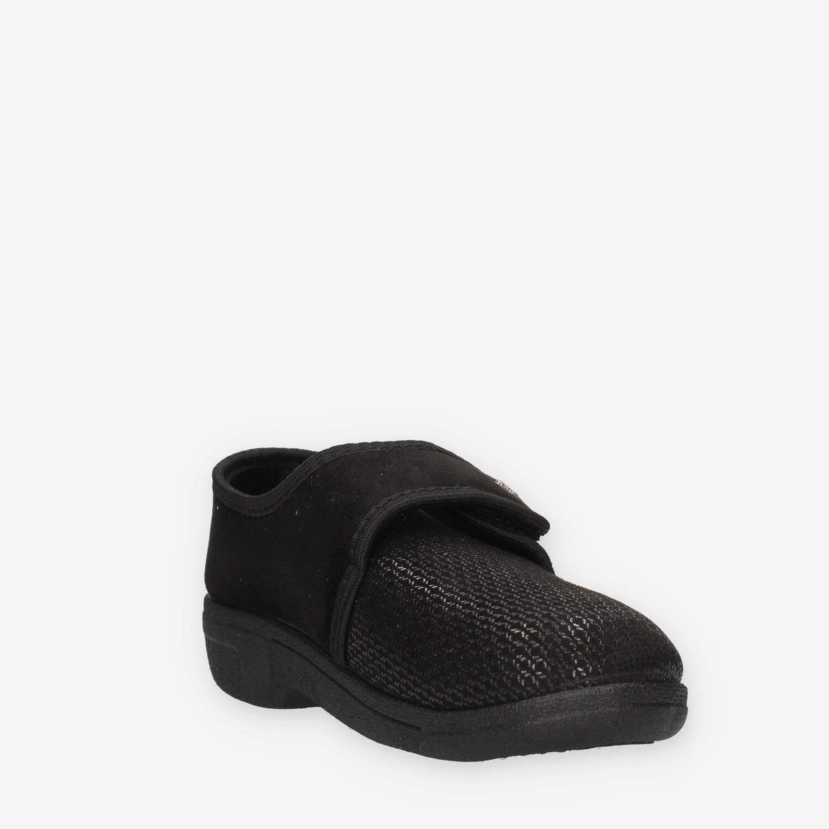 Clia Walk HOME67-NERO Ciabatte a scarpa nere da donna