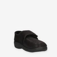Clia Walk HOME67-NERO Ciabatte a scarpa nere da donna