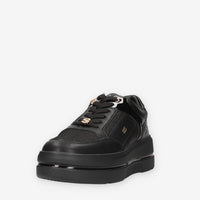 Donna Serena 185724DM-NERO Sneakers nere da donna  con glitter
