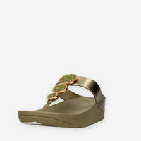 Fit Flop HJ1-C23 Halo Infradito verdi con cristalli applicati