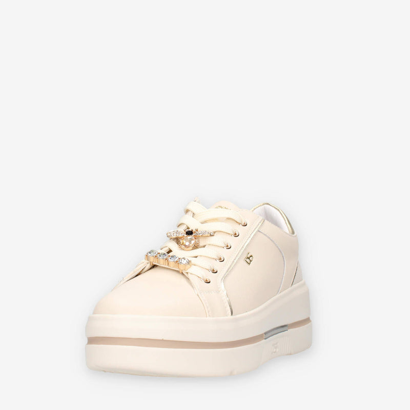 Donna Serena 185722DM-BEIGE-PLAT Sneakers beige e platino da donna