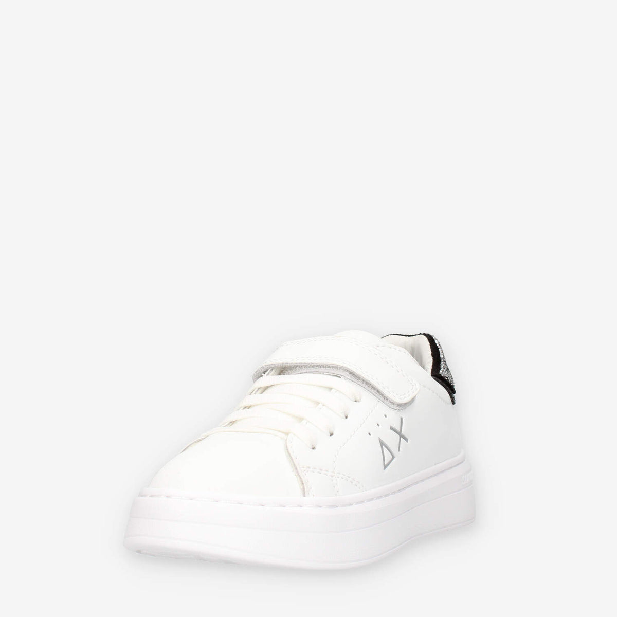 Sun 68 Z45429K-0144BIANCO/ARGENTO GIRL'S GRACE LEATHER (KID)