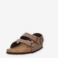 Birkenstock 0634503 Milano BS Sandali mocca (calzata stretta)