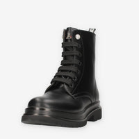Asso AG-17635-BLACK Anfibi da ragazza neri