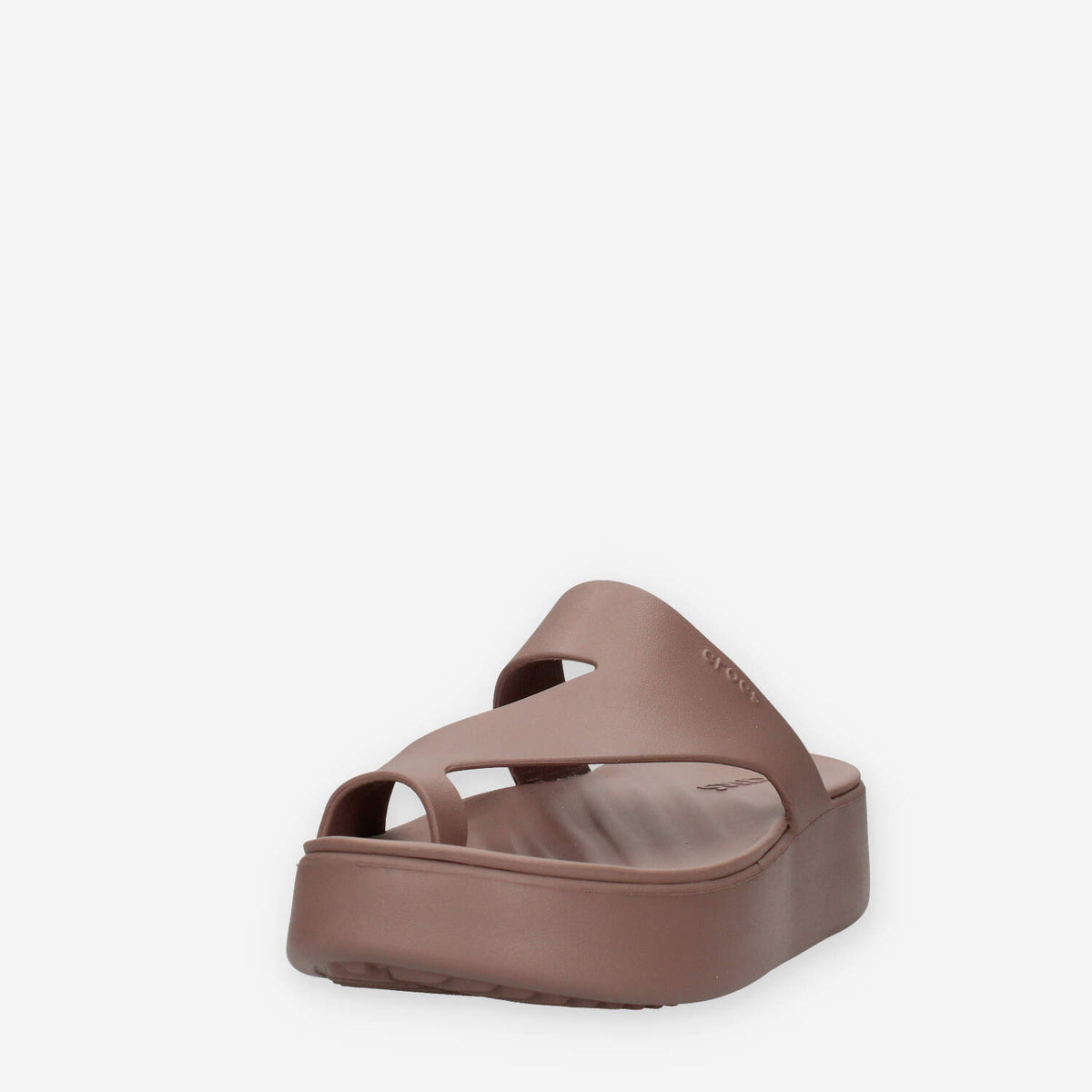 Crocs CR.210834-TRUF Getaway Platform Toe Loop Infradito marroni da donna