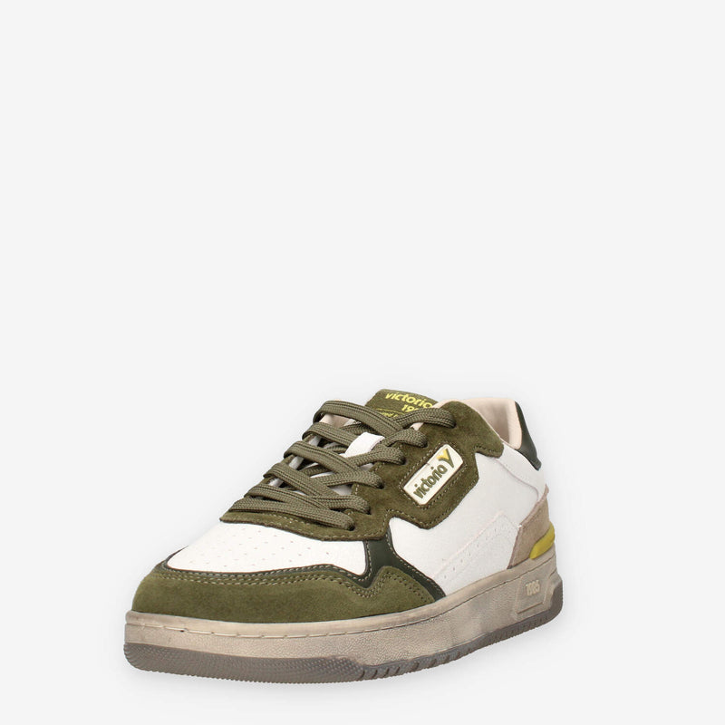 Victoria 8800125-KAKI Sneakers bianche e verdi da uomo