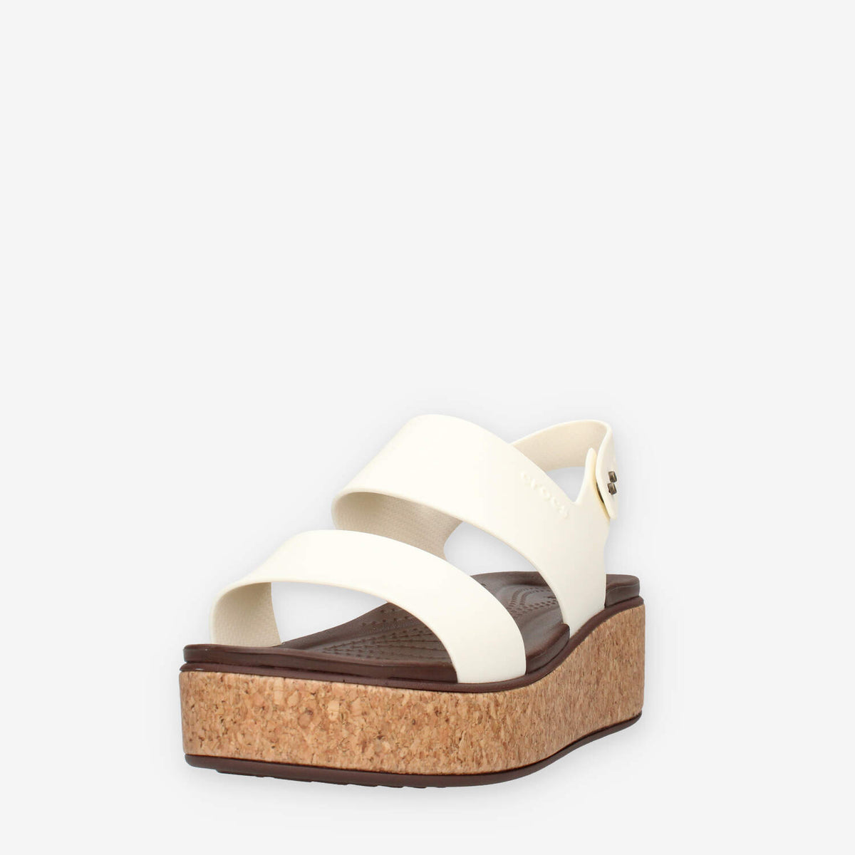 Crocs CR.211144-CHAL Brooklyn Cork Low Wedge W