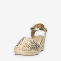 Xti Tentations 143844-GOLD GOLD TEXTILE LADIES SHOES