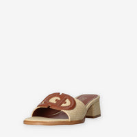 Guess FLJCN2-ELE03-NATU CERINNA2 Sandali scalzati da donna con tacco