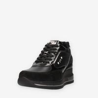 Nero Giardini I514130D-100 Sneakers nere con zeppa