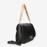 Alviero Martini Prima Classe LLD54-M631-0001 Borsa a tracolla nera e Geo Classic