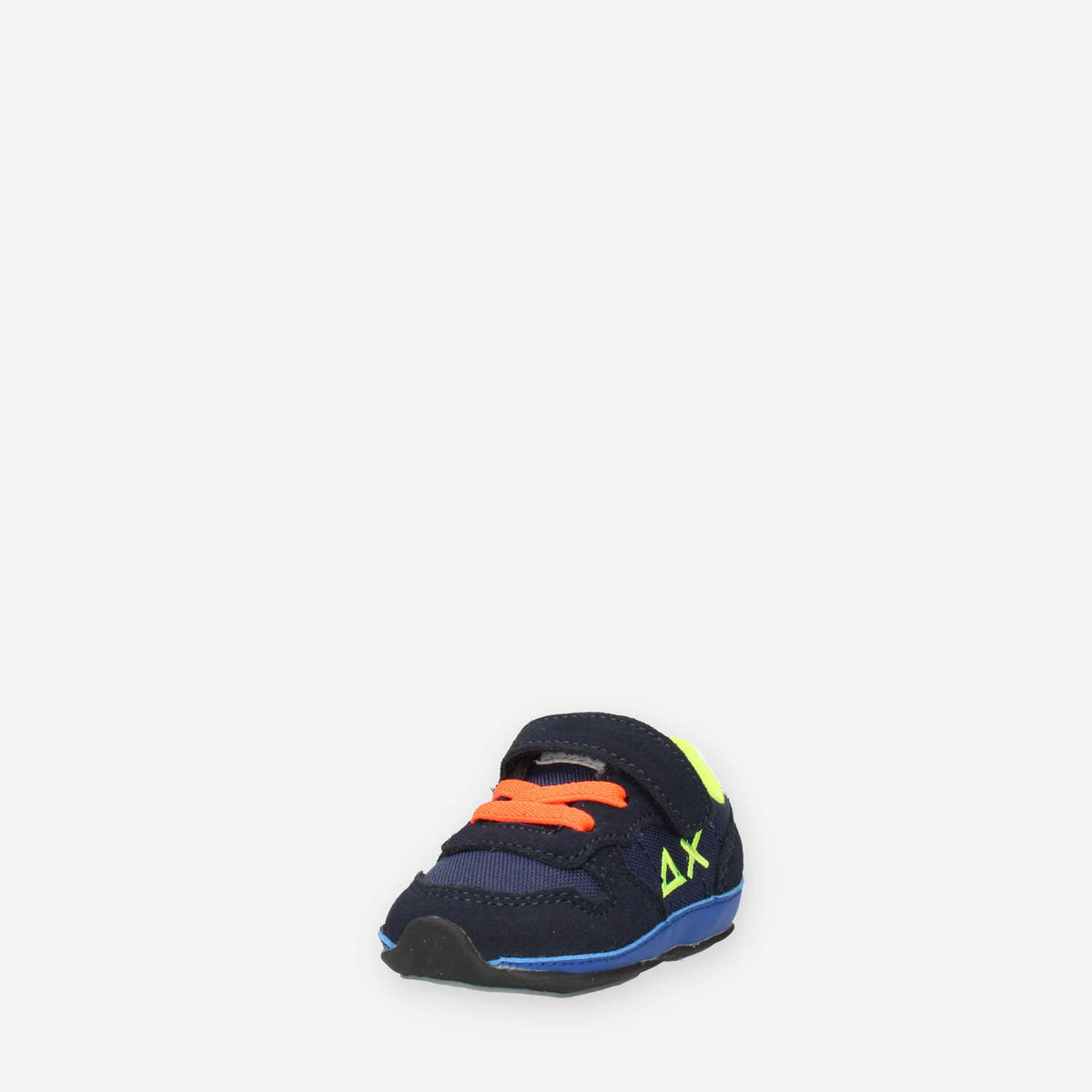 Z44302N-07NAVY BLUE Sun 68 Boy's Tom Fluo (new born) Sneakers blu da neonato