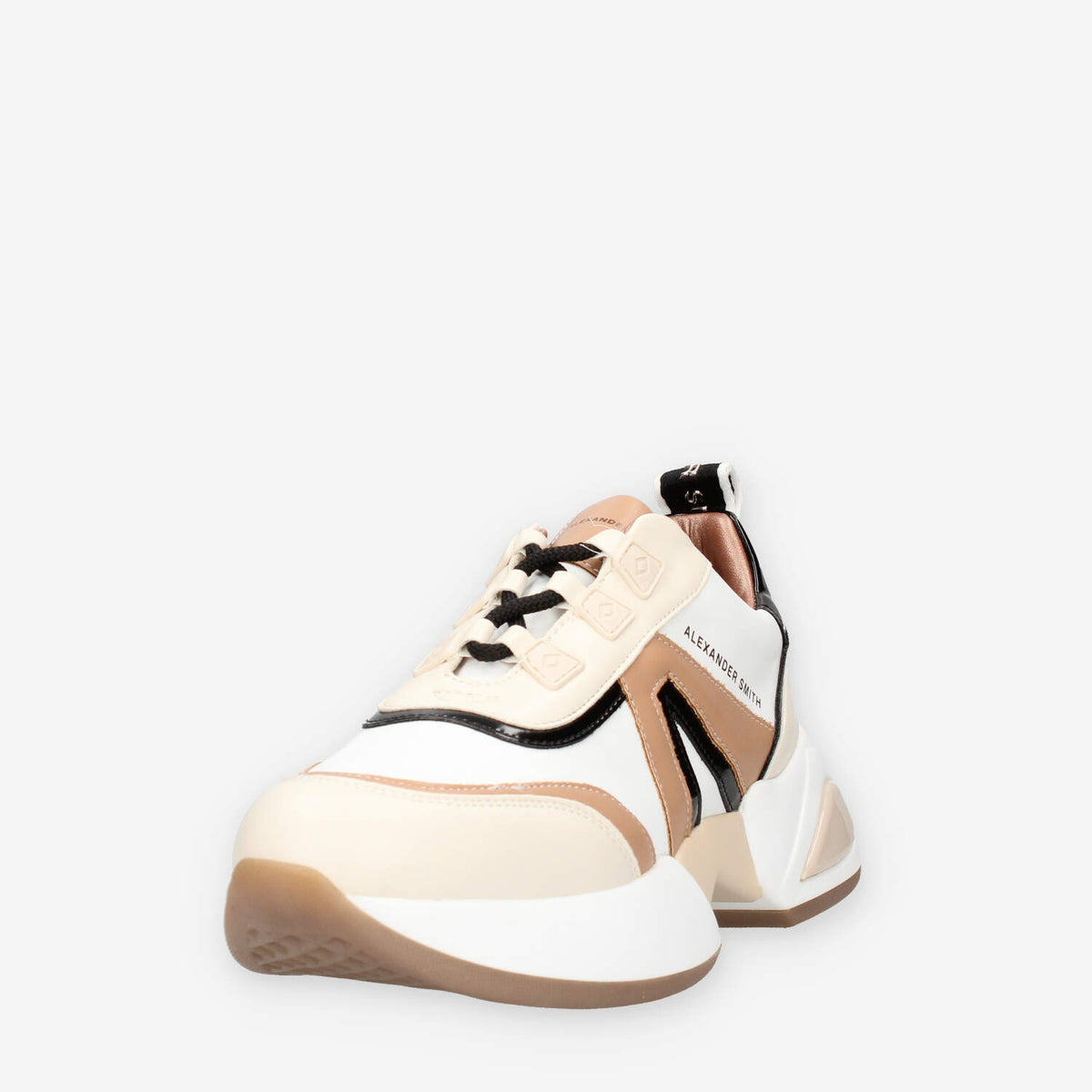 ASBAMBW-1216-WCM Alexander Smith Marble woman Sneakers bianche e camel da donna