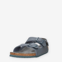 Birkenstock 1031647 Milano AS Sandali bassi grigi (calzata stretta)