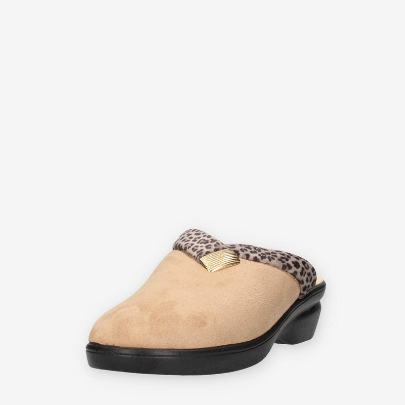 Valleverde 25230-CAMEL Pantofole camel da donna
