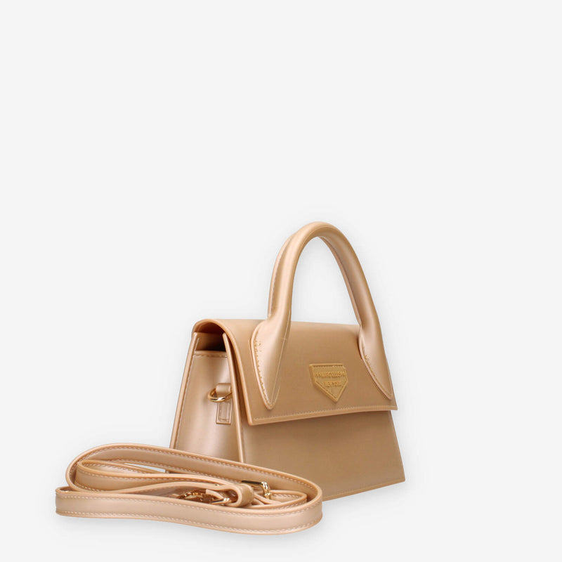 Marc Ellis FLAT ARROW_24-APRICOT / GOLD Borsa a tracolla albicocca e oro