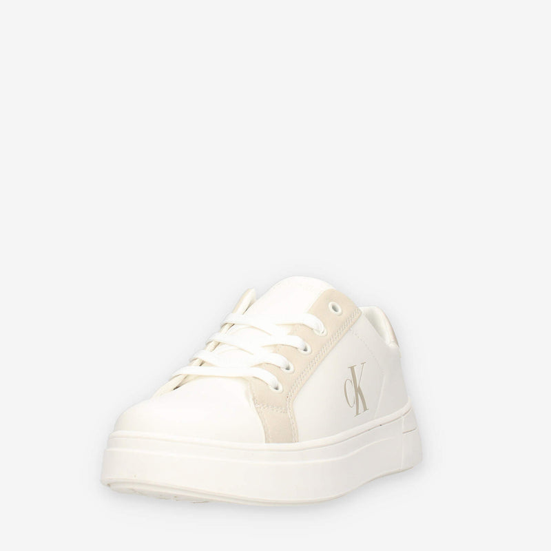 Calvin Klein V3X9-83166-1592A472 Sneaker bassa allacciata off white/beige
