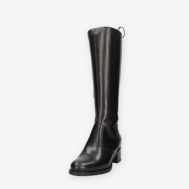 Nero Giardini I514640D-100 Stivali neri da donna con tacco