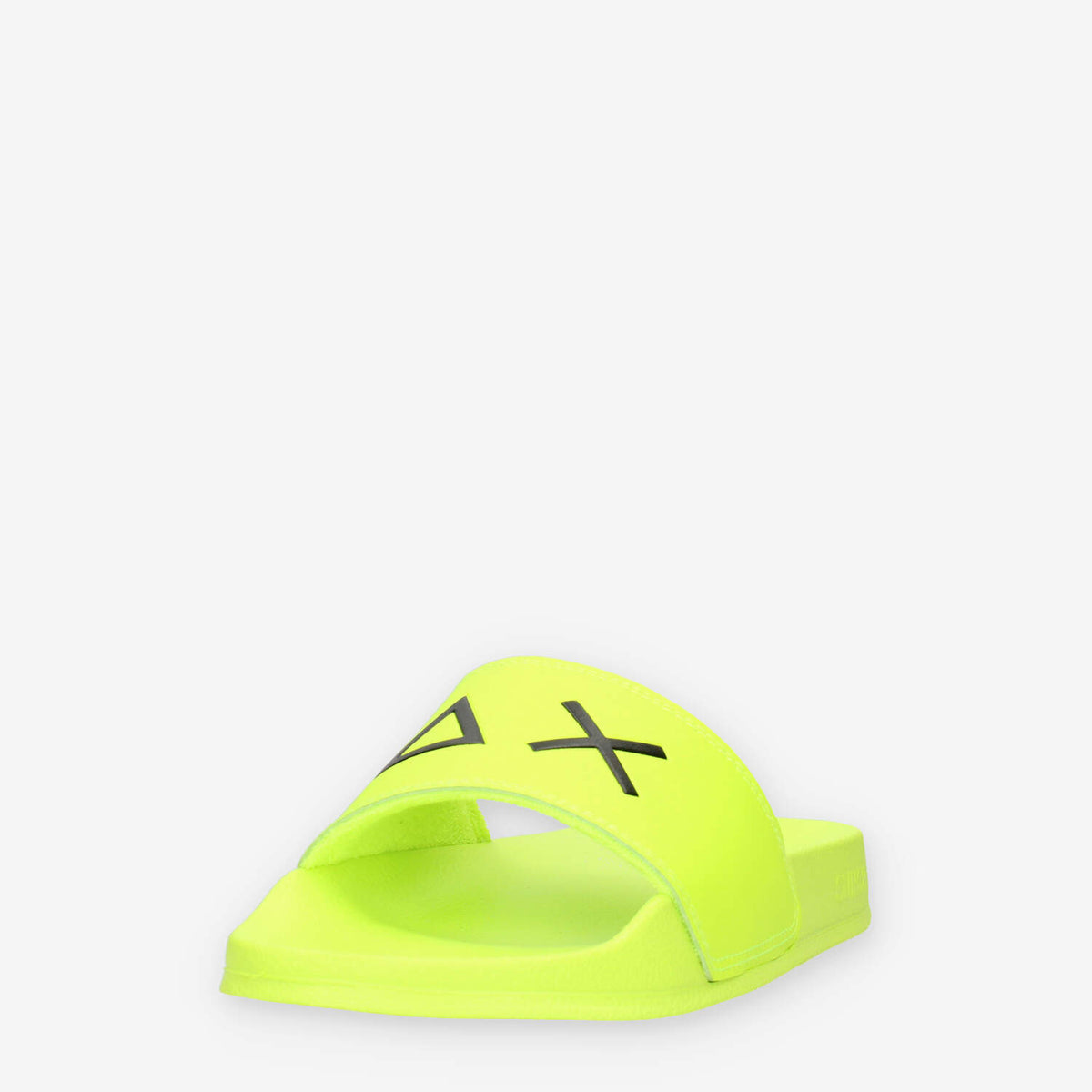 Sun 68 X36310T63GIALLO FLUO BOY'S SLIPPERS LOGO (TEEN) Ciabatte giallo fluo da bimbo