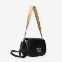 Alviero Martini Prima Classe LLD59-S620-0001 Borsa a tracolla nera e Geo Classic
