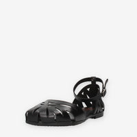 Porronet 3200-NEGRO Sandali bassi neri da donna