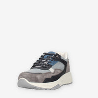 Igi&Co 1120011-GRAFITE/BLU Sneakers grigie e blu da uomo