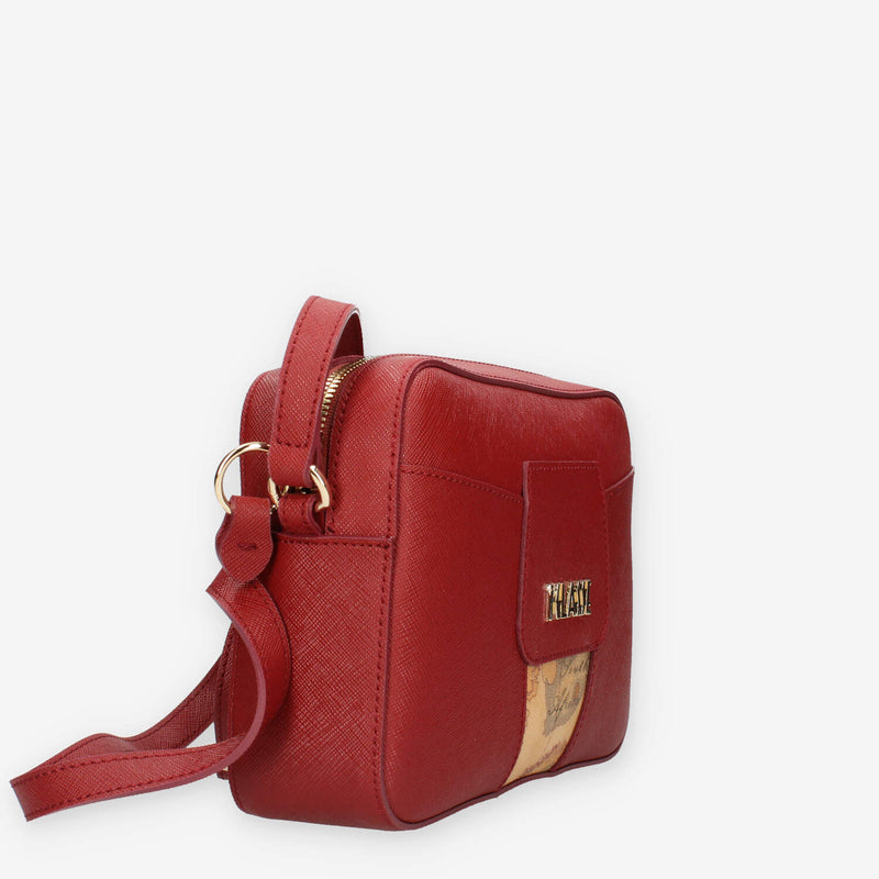 Alviero Martini Prima Classe LLD32-9407-0313 Borsa a tracolla rossa e Geo Classic