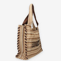 Colors of California HC.HOLLY-NAT Borsa a spalla beige in raffia