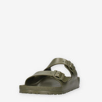 Birkenstock 1019094-KHAKI Arizona Eva Sandali scalzati verdi (calzata regolare)