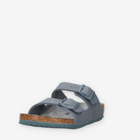 Birkenstock 1031774 Arizona Kids BS Sandali scalzati bassi grigi (calzata stretta)