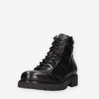 Nero Giardini I501010U-100 Anfibi neri da uomo